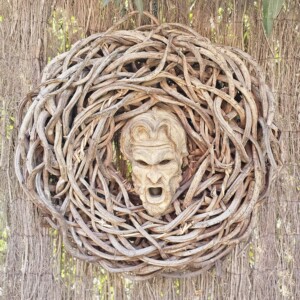 Sculpture murale 3D : Le Gardien des Abysses