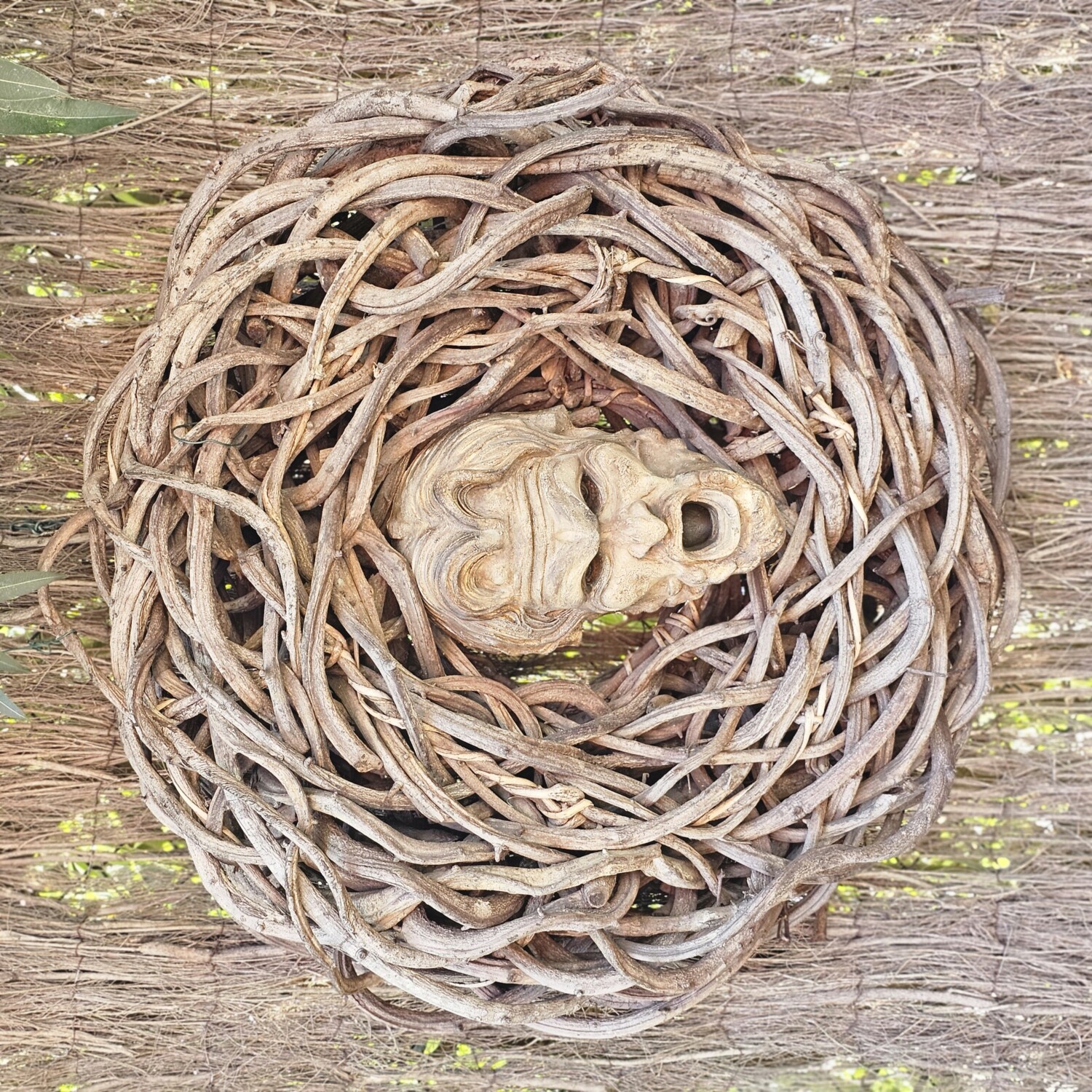 sculpture murale 3D artisanale pour intérieur et jardin