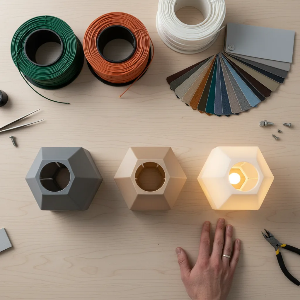 luminaire design imprimé 3d - guide