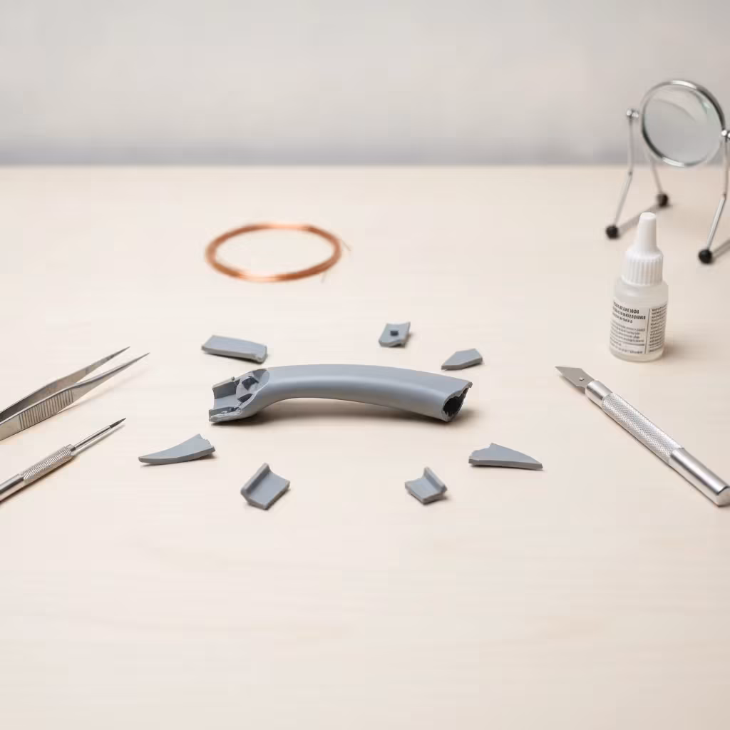 réparer pièce plastique cassée