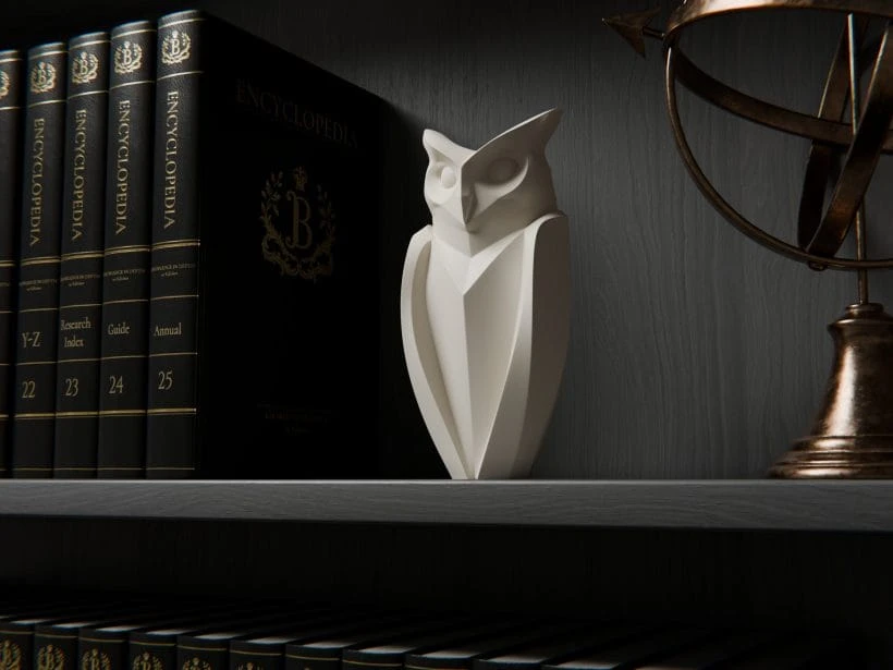 HIBOU - Figurine Design Impression 3D
