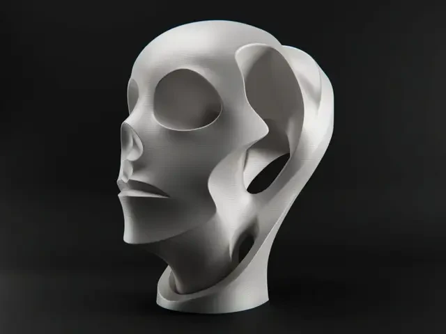 EMPTINESS - Sculpture robot moderne et support casque EMPTINESS - Sculpture robot moderne et support casque