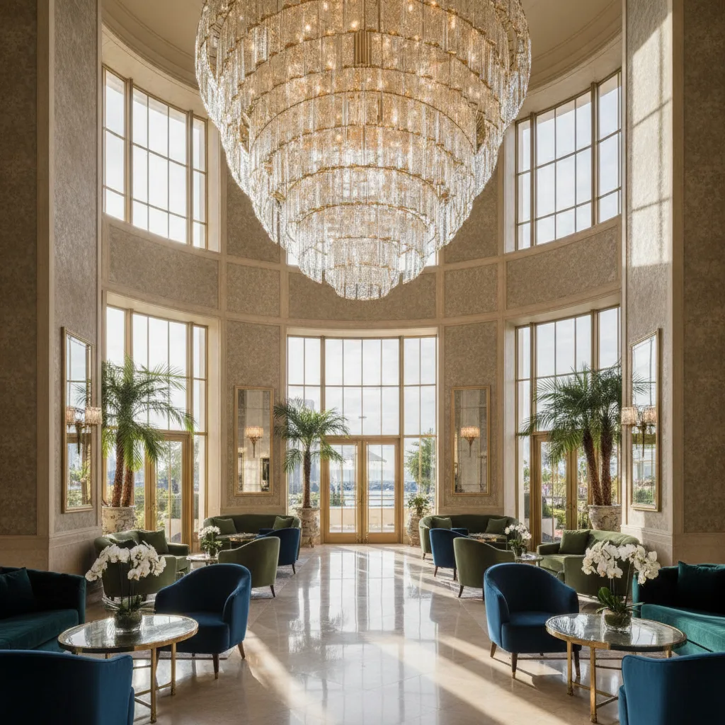 Lire la suite à propos de l’article Étude de cas architecte | Luminaire hôtel à Cannes