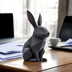 Sculpture n°26 — Le Lapin low poly