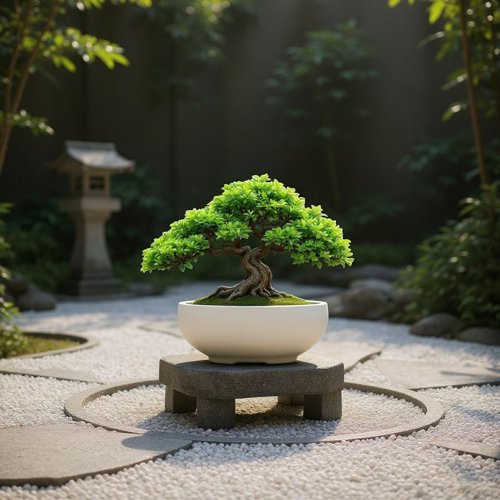 Pot à bonsaï minimaliste chic 1