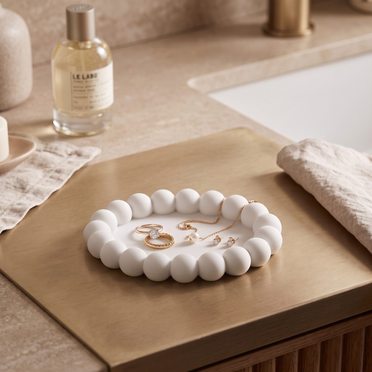 Trio de plateaux à bijoux « bulles » 3