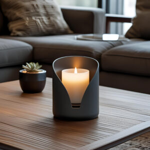 Bougeoir moderne pour bougies pilier