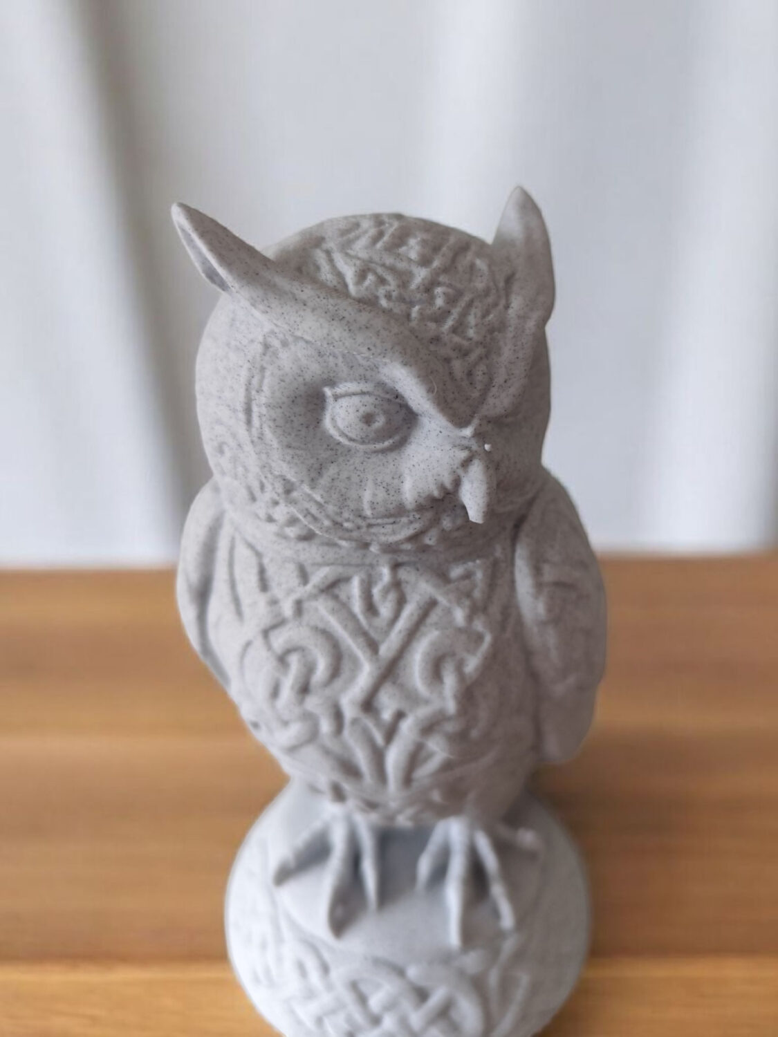 Sculpture n°40 — Le Hibou celtique 2