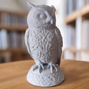 Sculpture n°40 — Le Hibou celtique