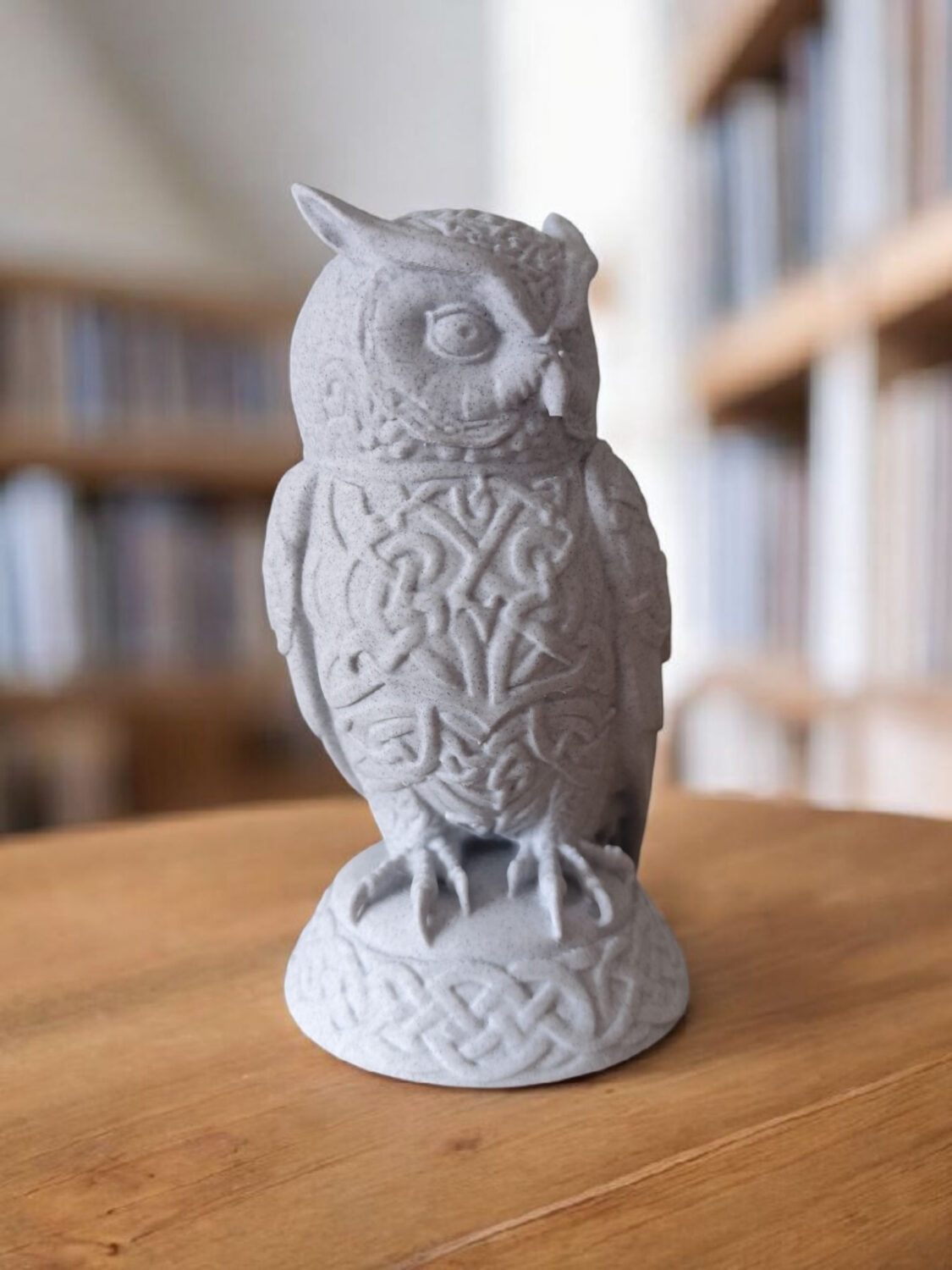 Sculpture n°40 — Le Hibou celtique 1