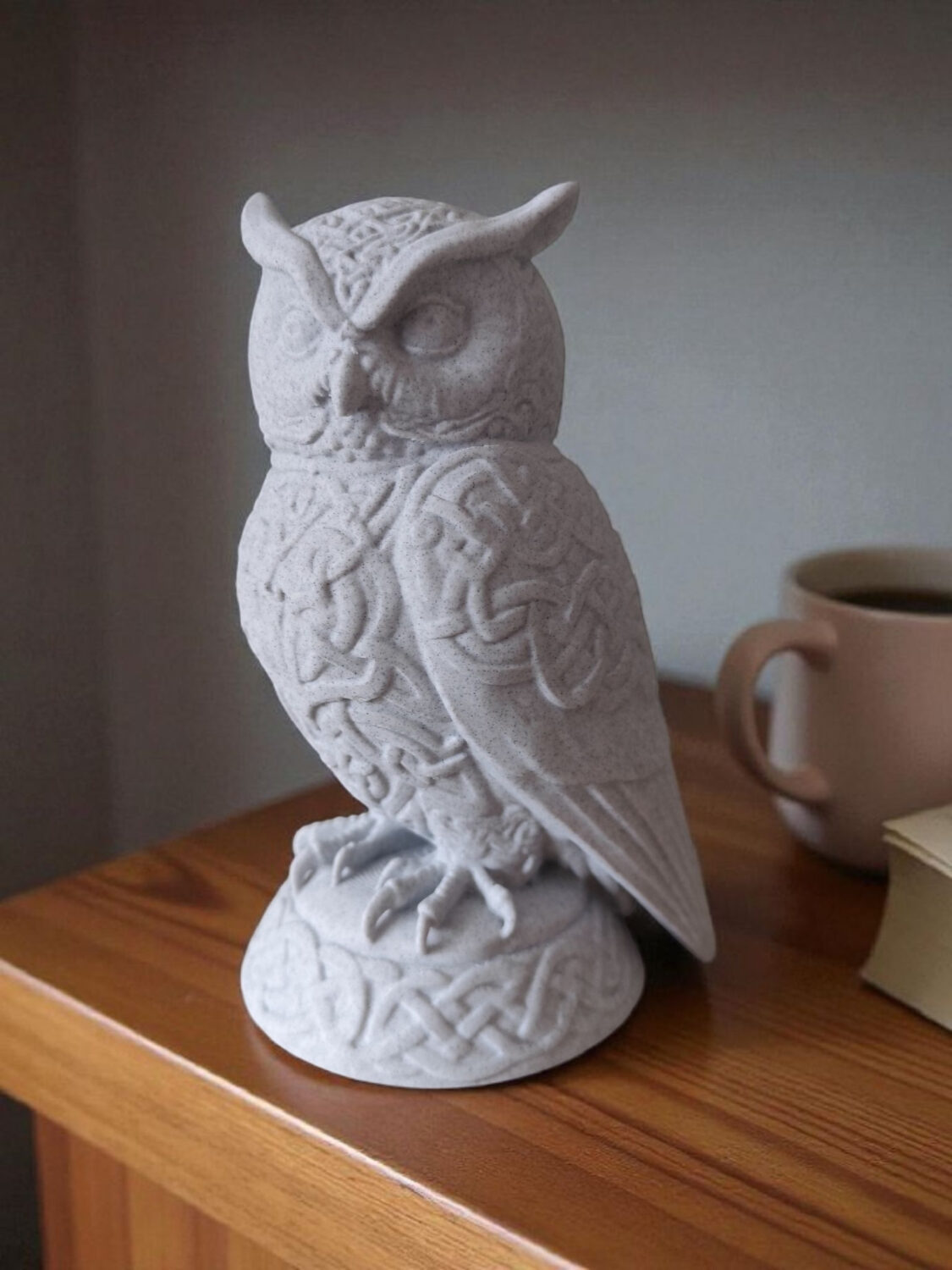Sculpture n°40 — Le Hibou celtique 3