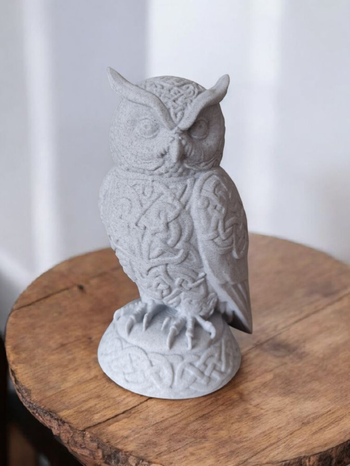 Sculpture n°40 — Le Hibou celtique 4