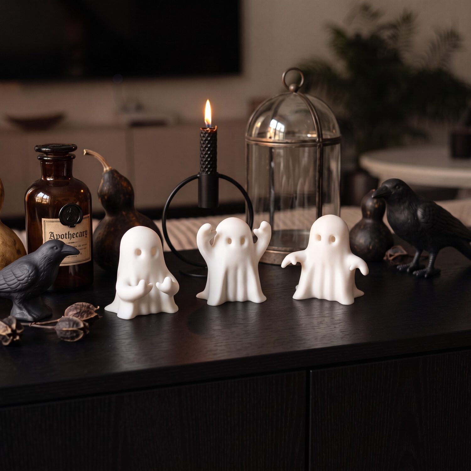 Trio de petits fantômes d'Halloween 4