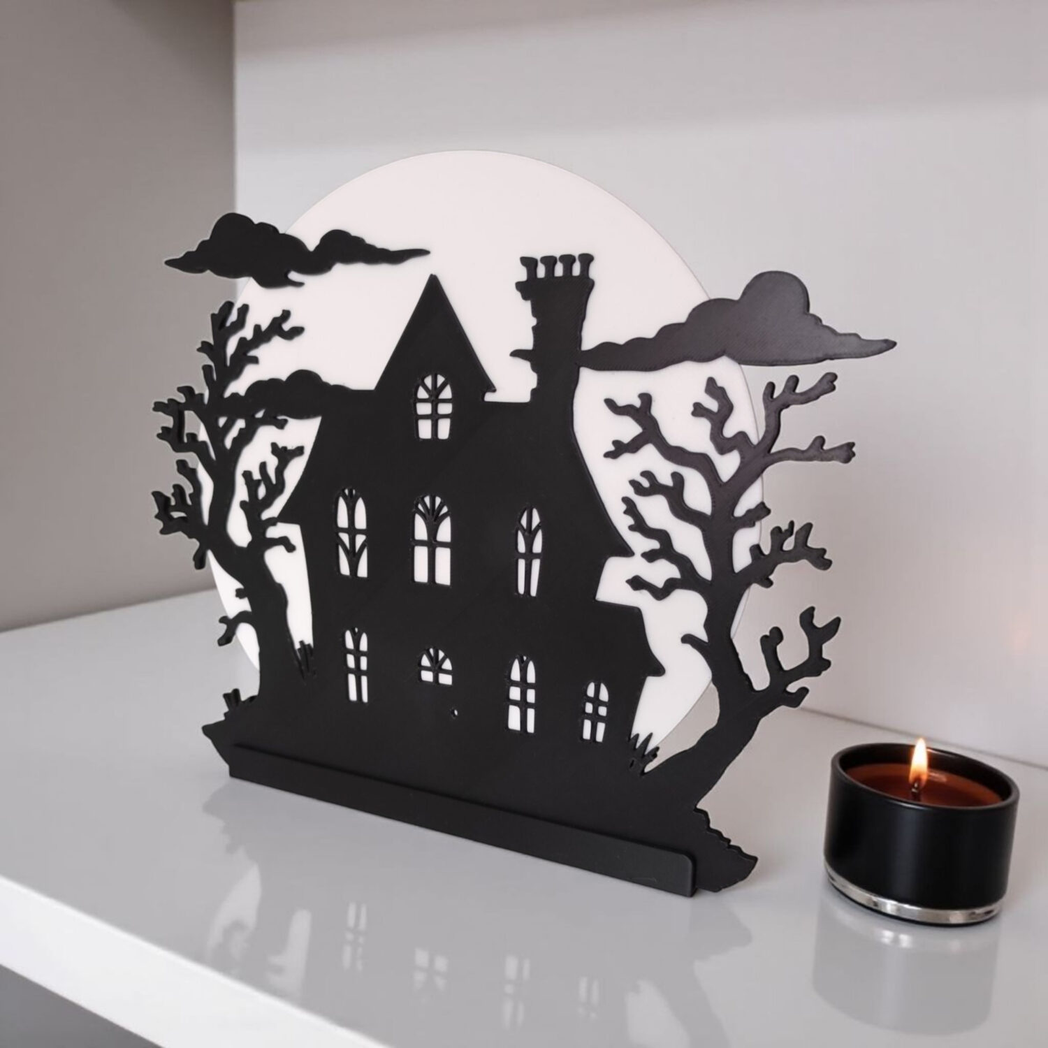 Maison hantée lumineuse d'Halloween 2