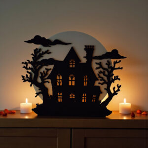 Maison hantée lumineuse d’Halloween