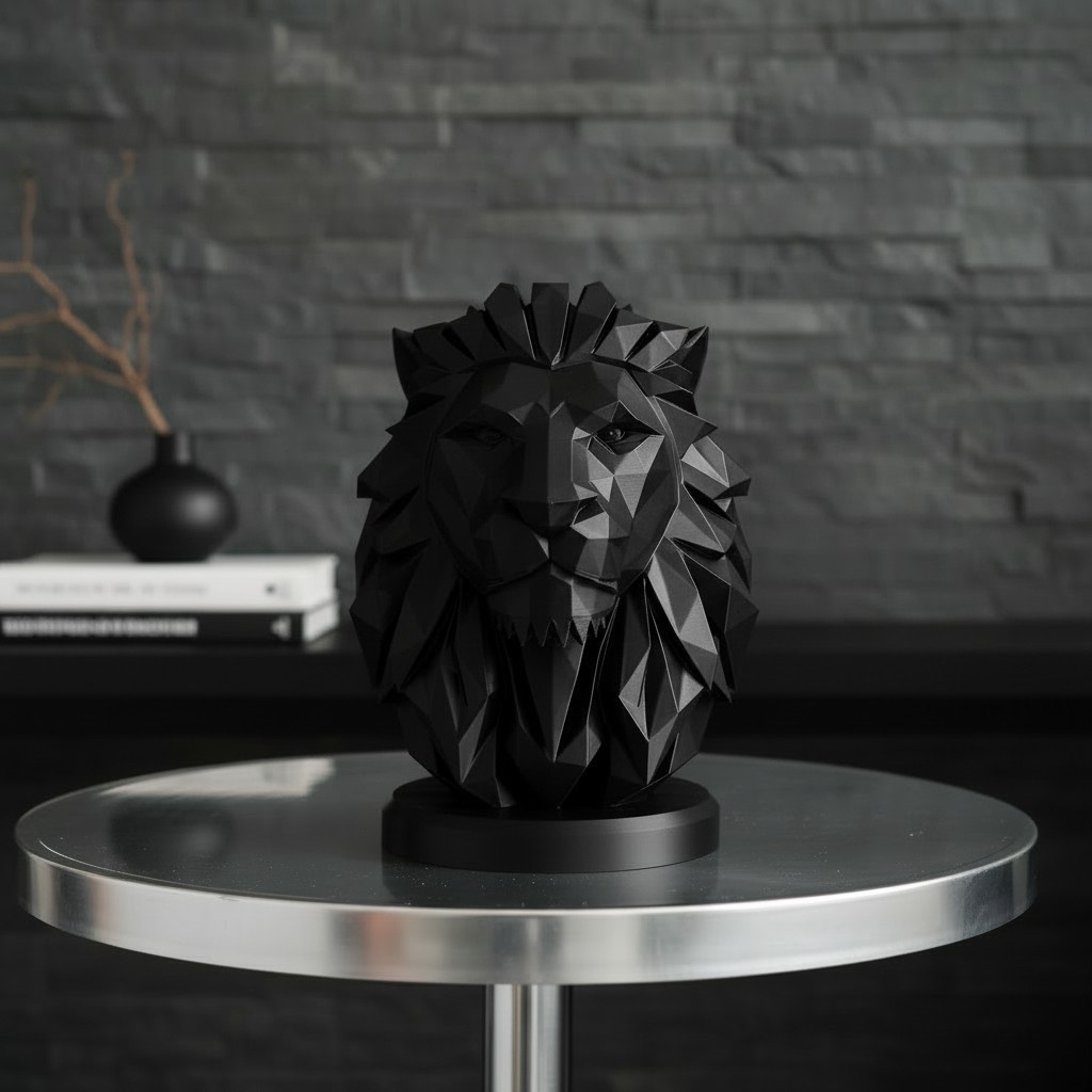 Sculpture n°50 — Buste de lion 3