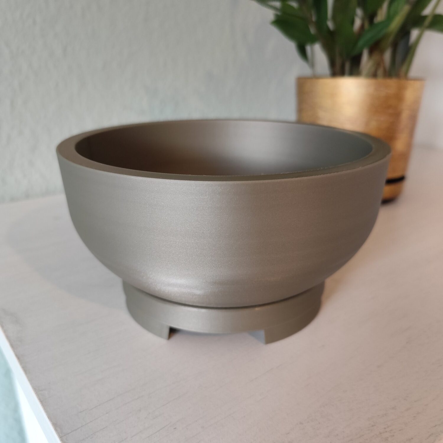 Pot à bonsaï minimaliste avec plateau récupérateur 2