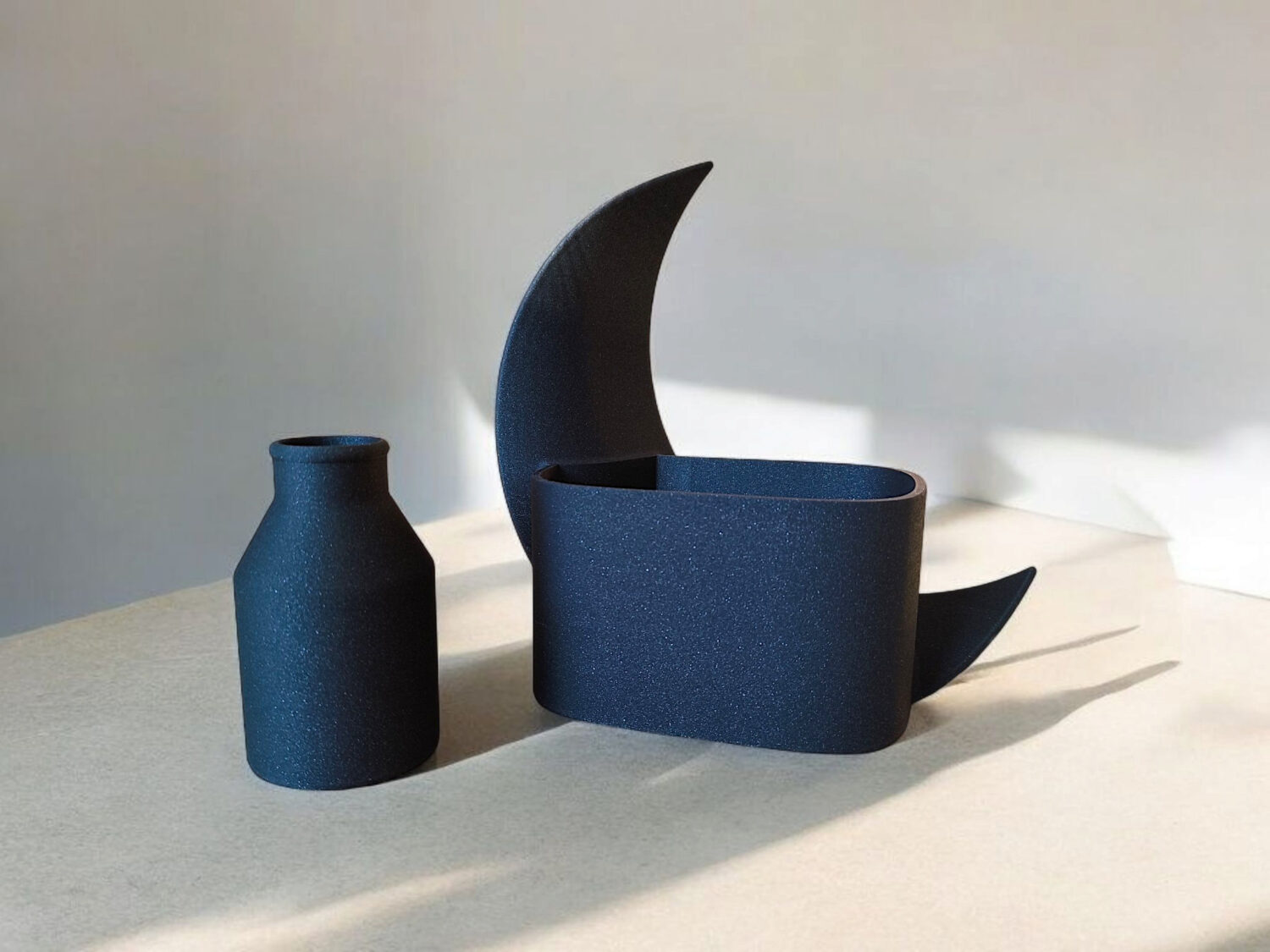 Pot et vase croissant de lune 4