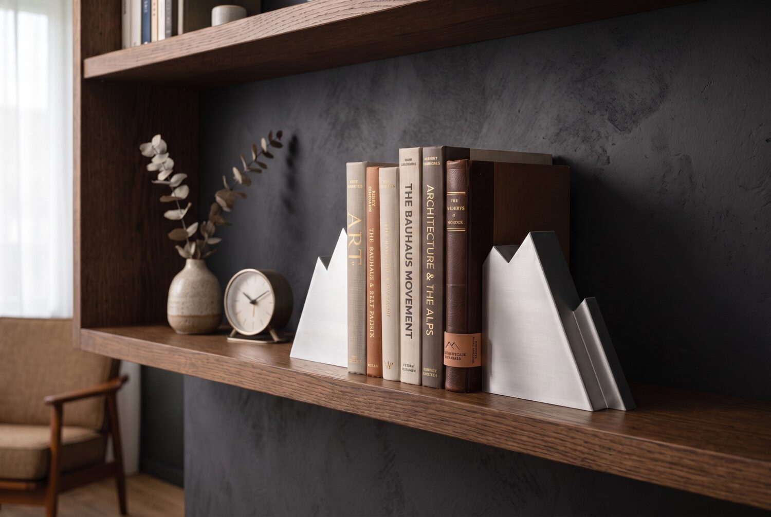 Duo de serre-livres montagne 1