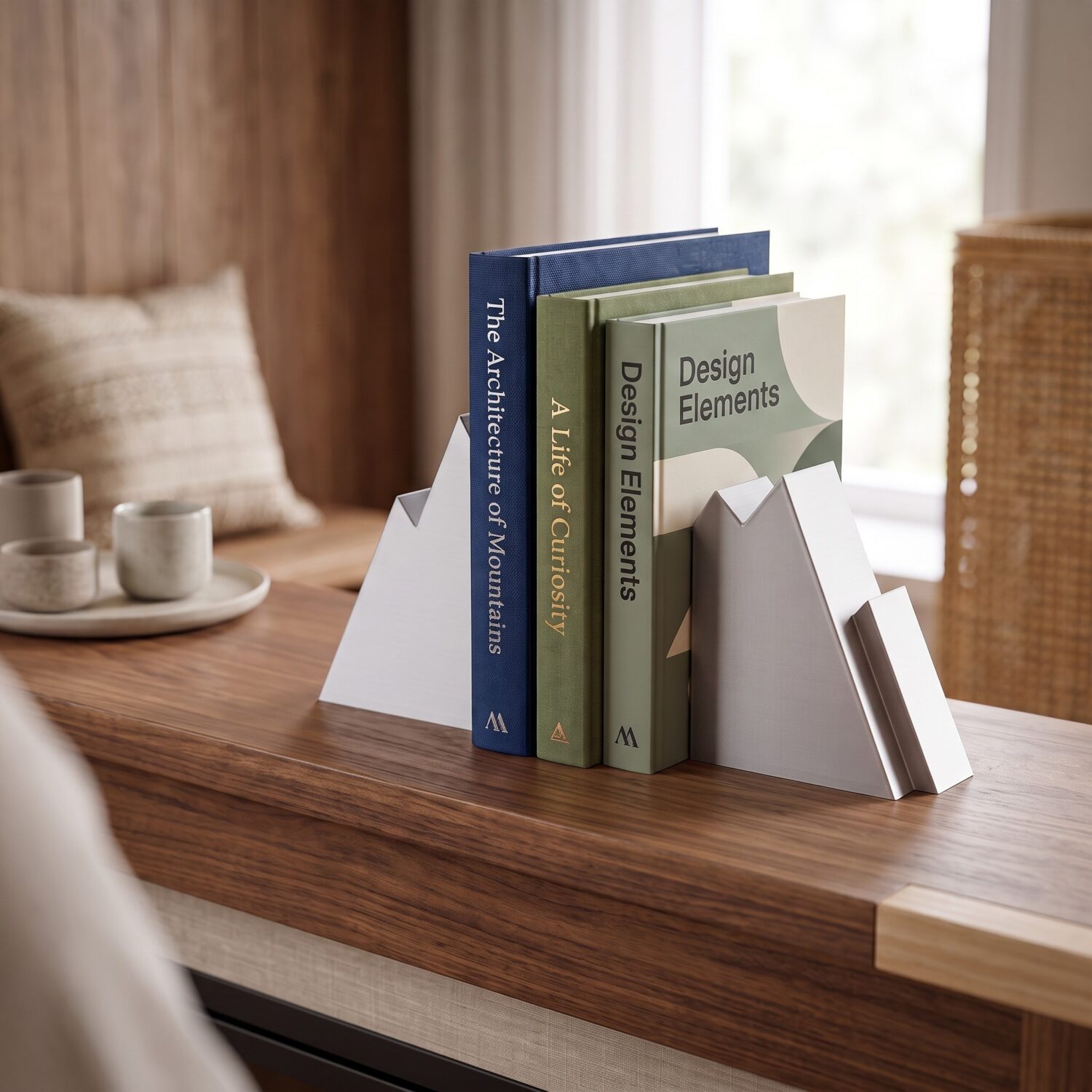 Duo de serre-livres montagne 4