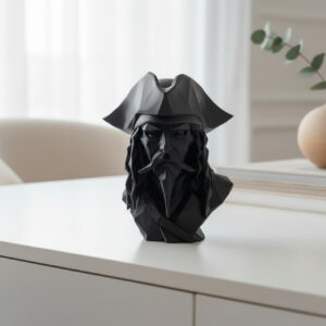 Sculpture n°56 — Buste de pirate des Caraïbes