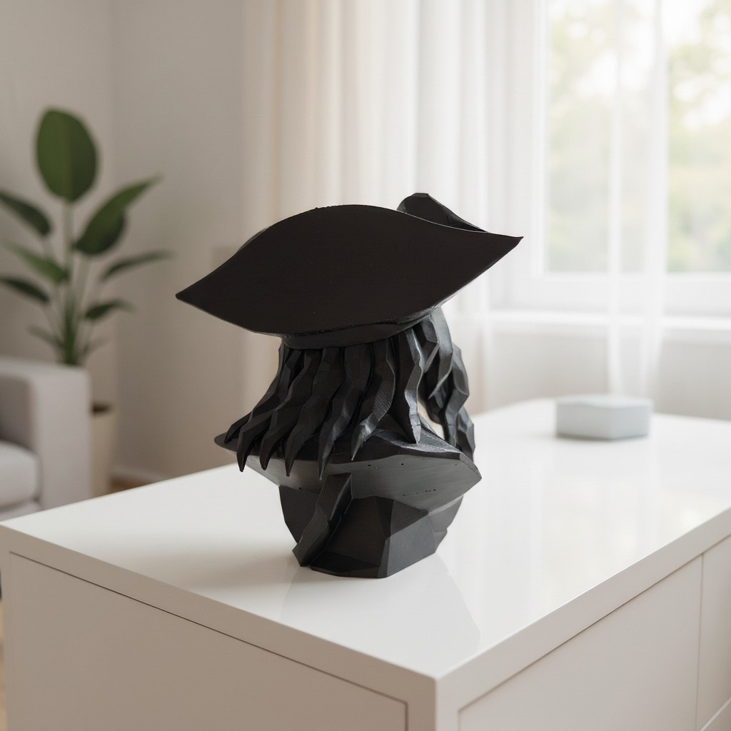 Sculpture n°56 — Buste de pirate des Caraïbes 4