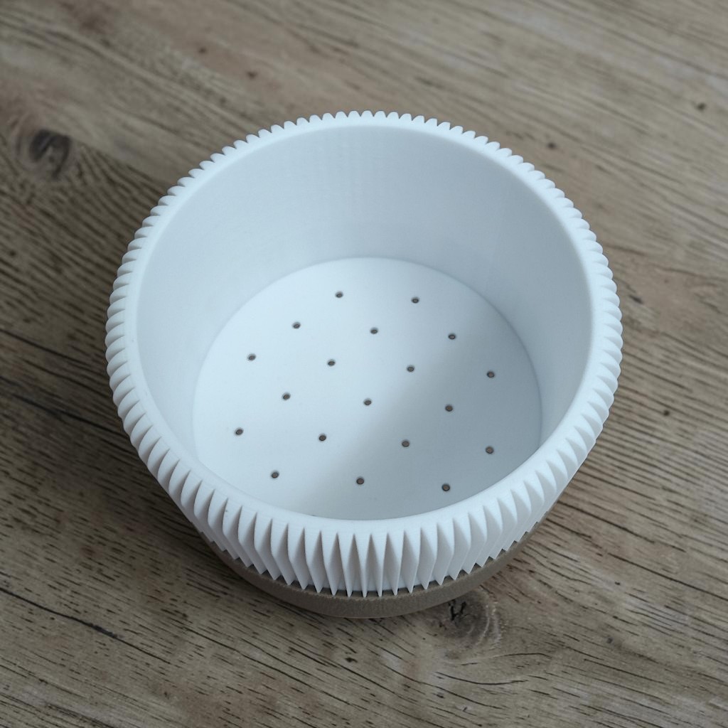 Jardinière moderne avec plateau récupérateur 4