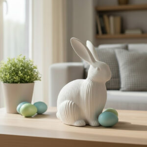 Figurine décorative lapin de Pâques