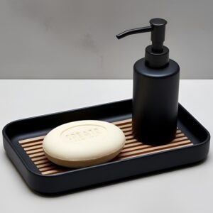 Porte-savon à grille intégrée