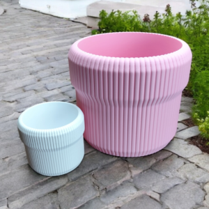 Pot de fleurs nervuré « Venlo »