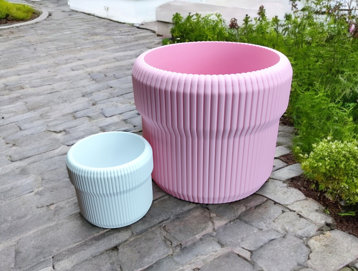 Pot de fleurs nervuré « Venlo » 1