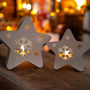 Étoiles décoratives « Twinkle Snowflakes » (bougie LED)
