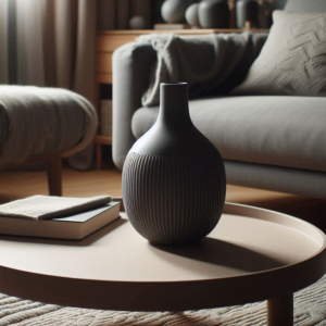 Vase « Mi-nervuré »