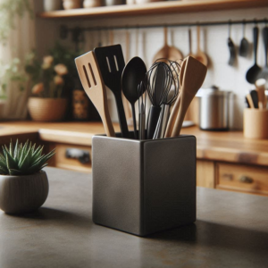 Pot à ustensiles de cuisine minimaliste