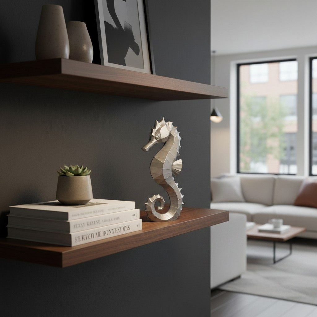 Sculpture n°54 — L'Hippocampe élégant 3