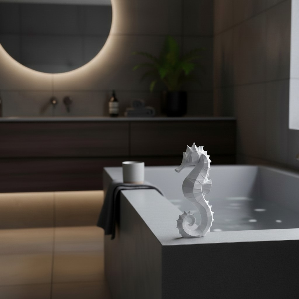 Sculpture n°54 — L'Hippocampe élégant 4