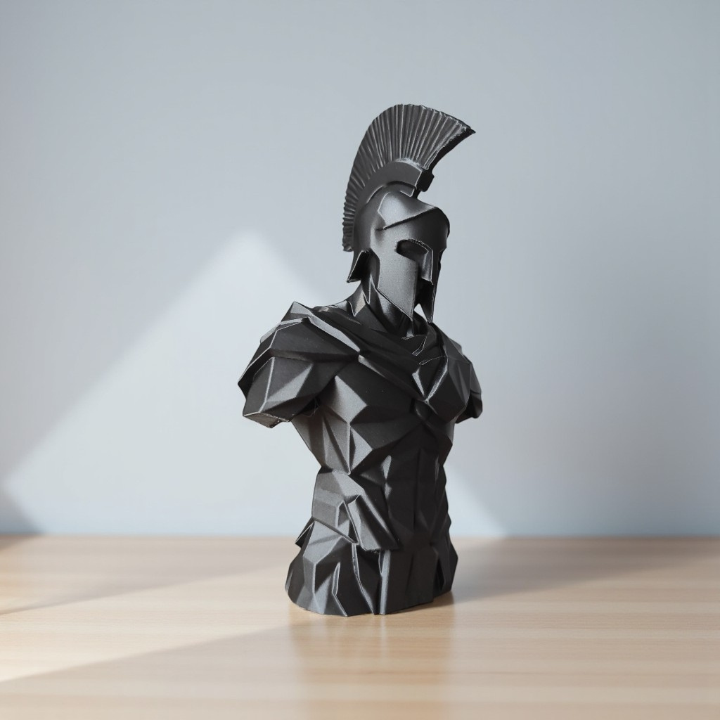 Sculpture n°49 — Buste de guerrier spartiate 4
