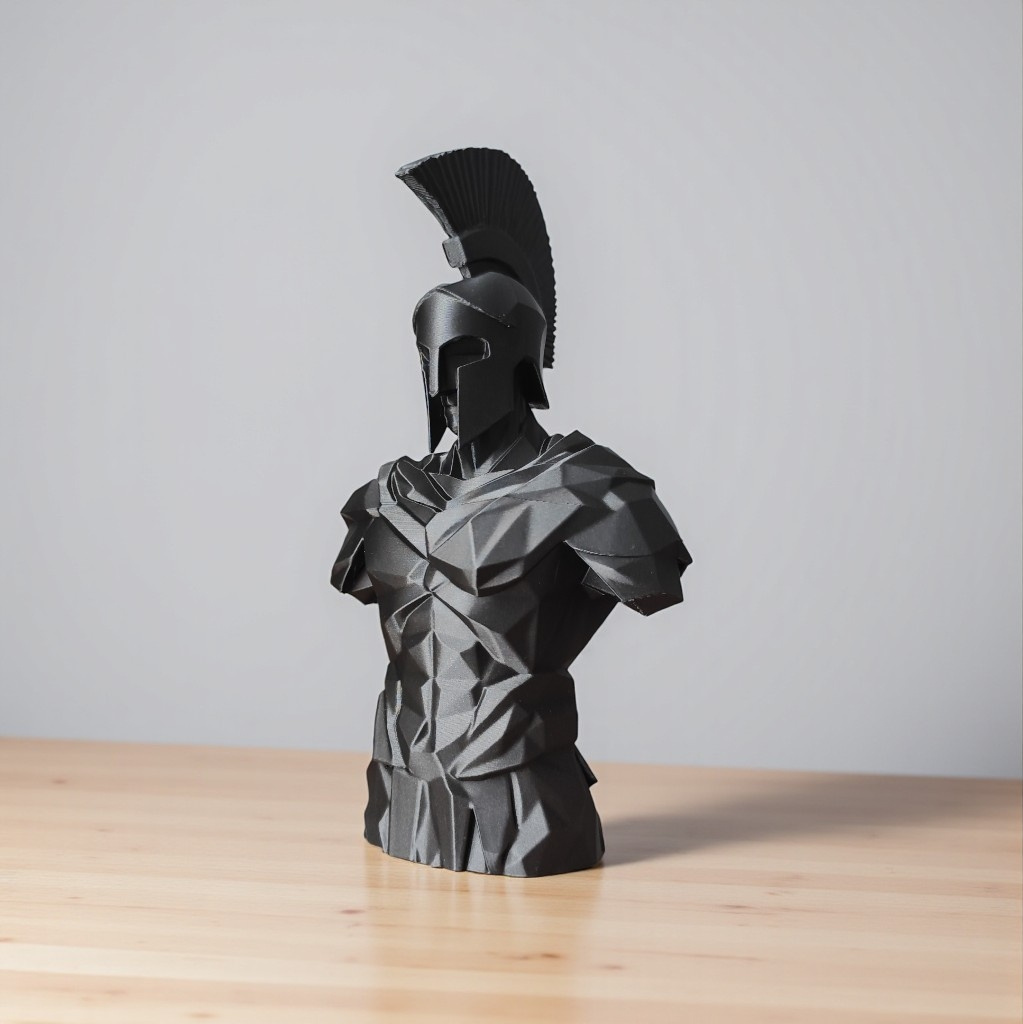 Sculpture n°49 — Buste de guerrier spartiate 3
