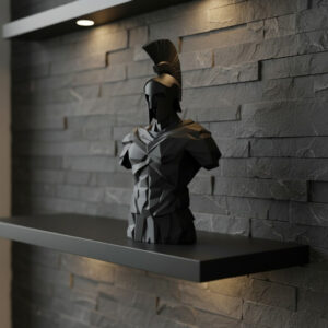 Sculpture n°49 — Buste de guerrier spartiate