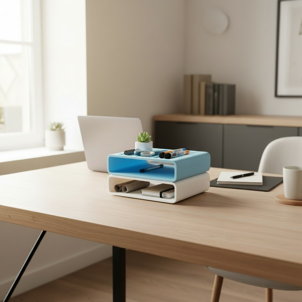 Organisateur de bureau empilable modulable 4