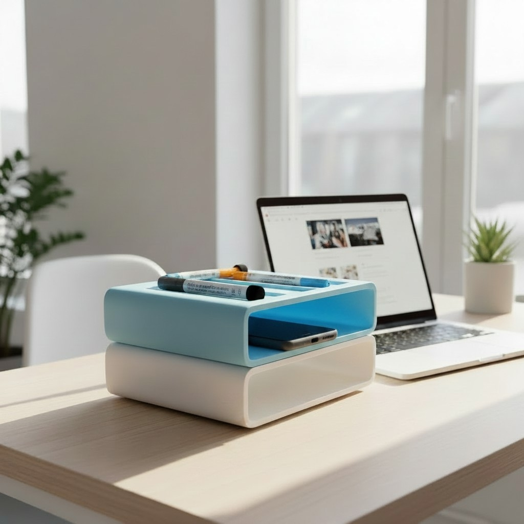Organisateur de bureau empilable modulable 2