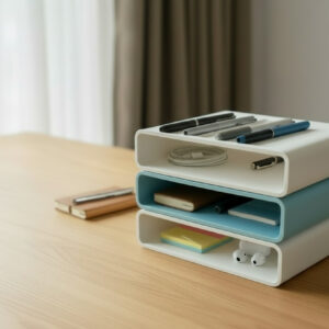 Organisateur de bureau empilable modulable
