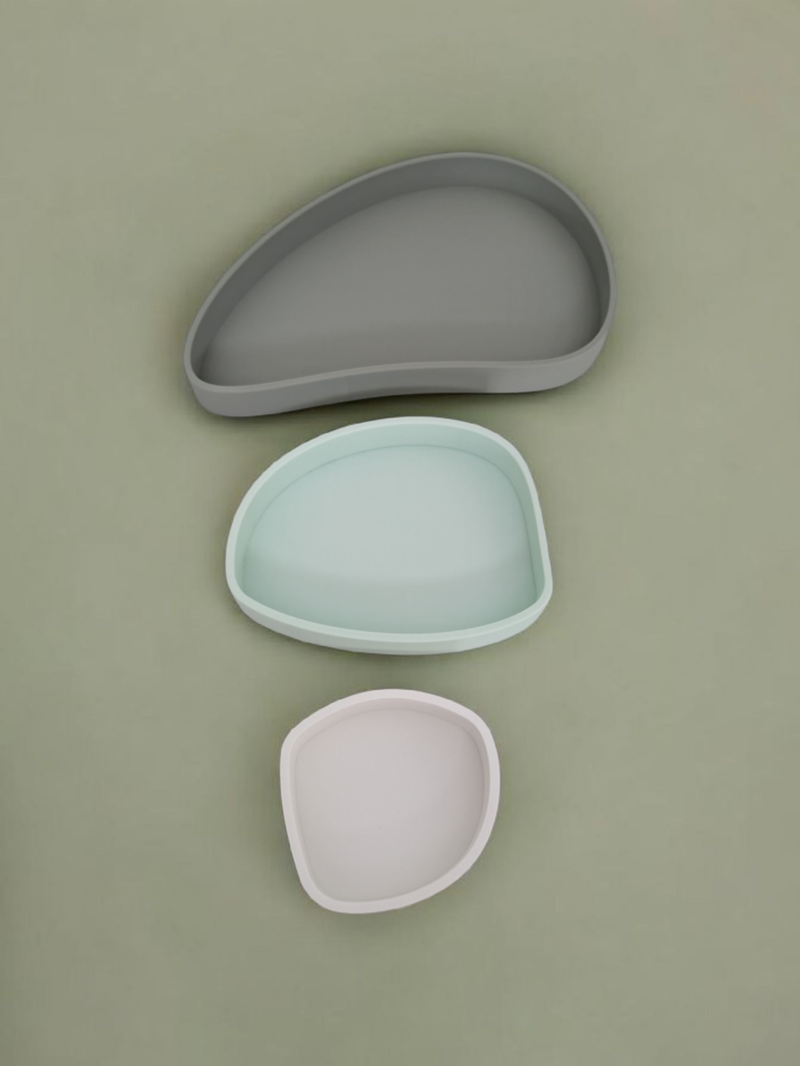 Trio de plateaux modulables "TrioCurve" 2