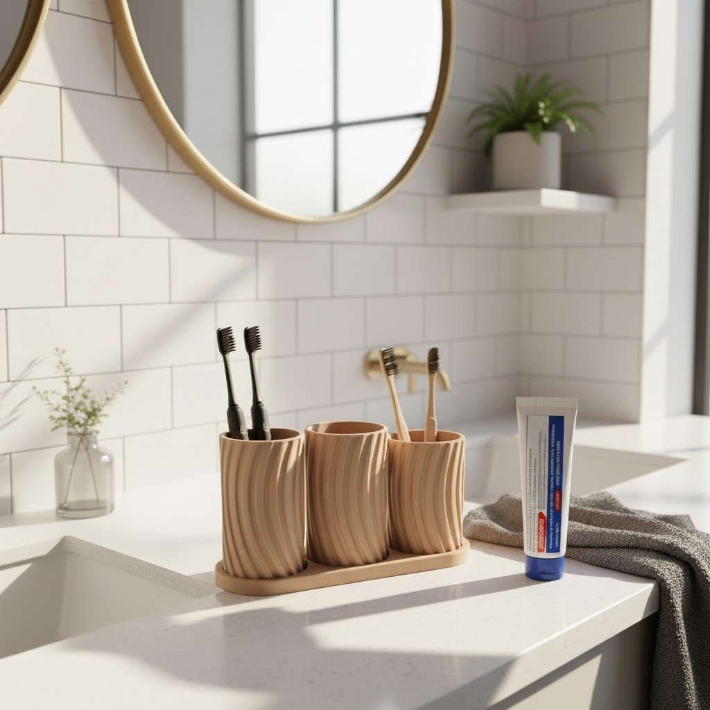 Set porte-brosses à dents "Petite Famille" 2