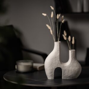 Double vase texturé