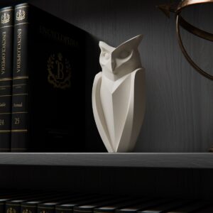 Hibou sculpté