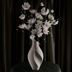 Vase spiral décoratif