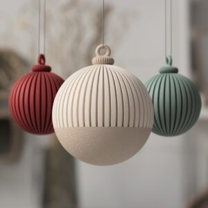 Boule de Noël Japandi