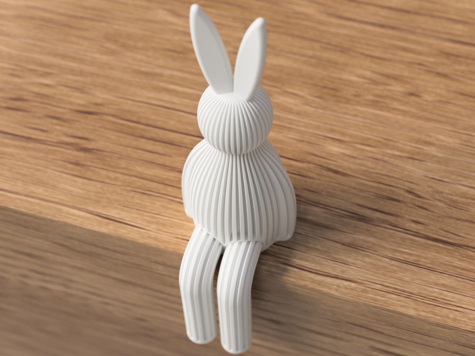 Lapin de Pâques assis 5