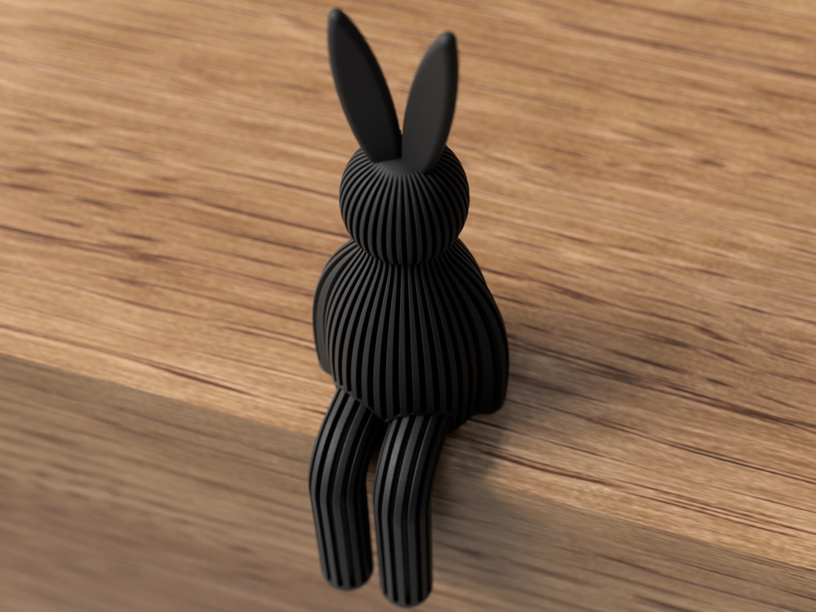 Lapin de Pâques assis 6